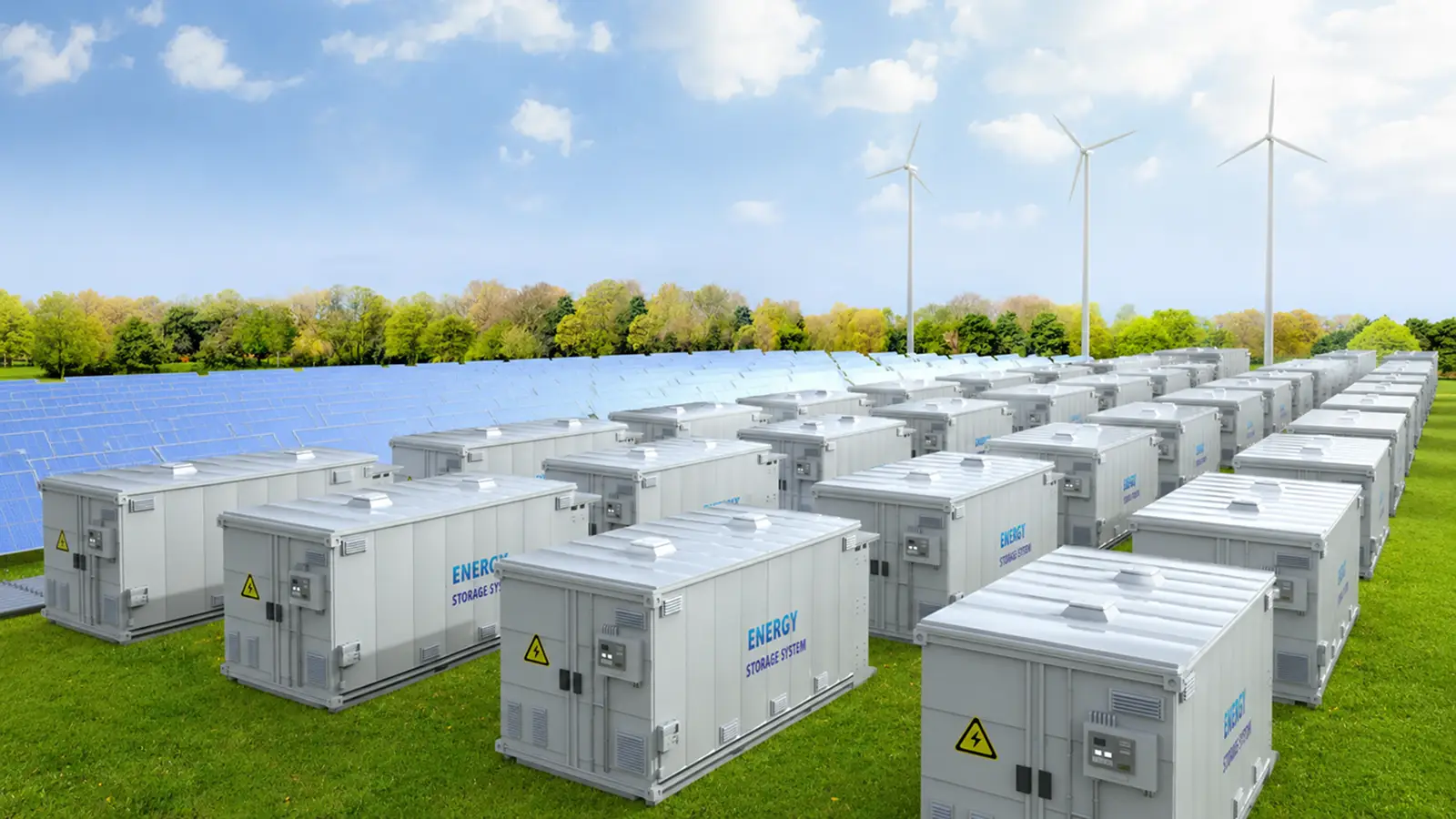 Batteriespeicher-Container für das Projekt BESS Brvenica